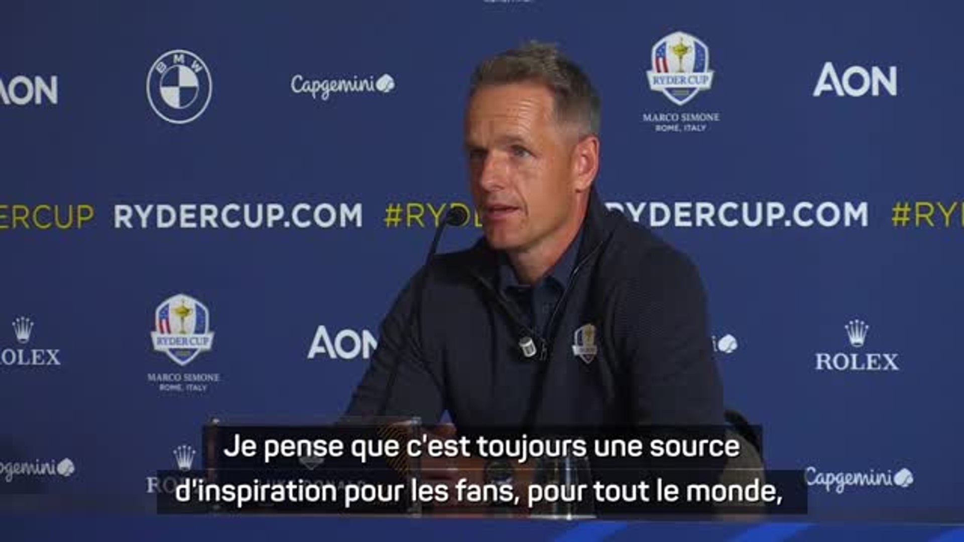 Ryder Cup - Donald : "La Ryder Cup est un excellent moyen d'unifier tout le  monde" - Vidéo Dailymotion