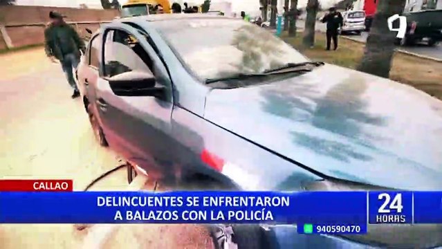 Callao: detienen a delincuentes que se enfrentaron a balazos con la Policía