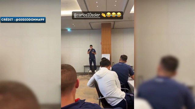 Le bizutage de Carlos Soler et de Fabian Ruiz au PSG