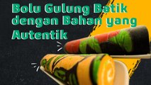 Cita Rasa Khas Indonesia, Bolu Gulung Batik Corak Bunga dari Banyumas