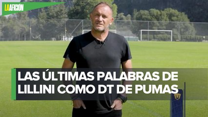 Download Video: Andrés Lillini deja de ser DT de Pumas