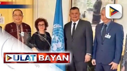 Sec. Remulla at ilang opisyal ng DOJ, nakipagpulong kay UN Acting High Commissioner for Human Rights Nada Al-Nashif