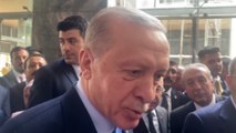 Cumhurbaşkanı Erdoğan, Meclis'te gazetecilerin sorularını cevapladı
