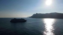 Bartın haberleri | 2 bin 745 Rus turist kruvaziyer gemiyle Amasra'ya geldi