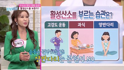 우리도 모르게 활성산소를 불러온 생활 습관 TV CHOSUN 221005 방송