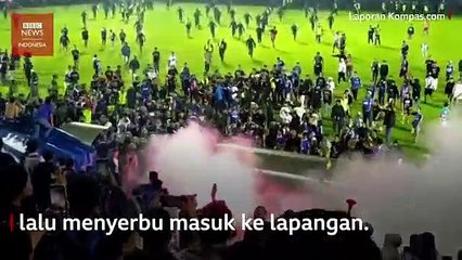 Скачать видео: Tragedi Arema vs Persebaya, Stadion Kanjuruhan