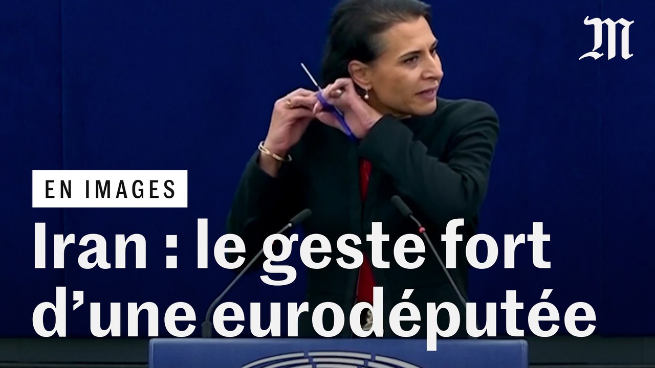 En plein discours au Parlement européen, une eurodéputée se coupe les cheveux en soutien aux Iraniennes