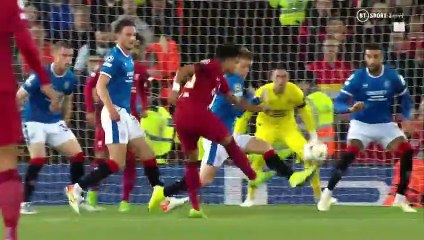 Liverpool 2-0 Rangers Europe Champions League Match Highlights & Goals