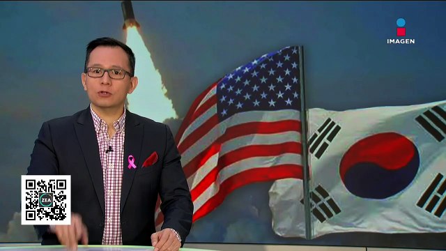 Corea del Sur y EU disparan misiles en respuesta a lanzamiento de Corea del Norte