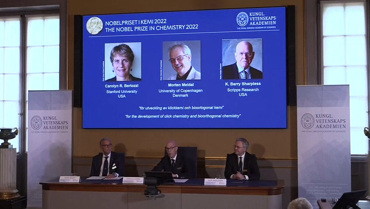 Chemie-Nobelpreis geht an drei Forscher aus den USA und Dänemark
