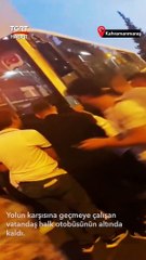 Halk Otobüsünün Altında Kalan Kişiyi Otobüsü Kaldırarak Kurtardılar!