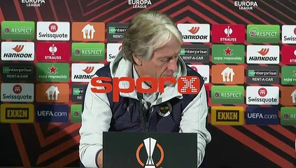 Jorge Jesus'tan kadro açıklaması