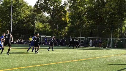 Das 0:3 von Kevin Grobecker (FC Sülbeck) im Spiel beim RSV Göttingen 05