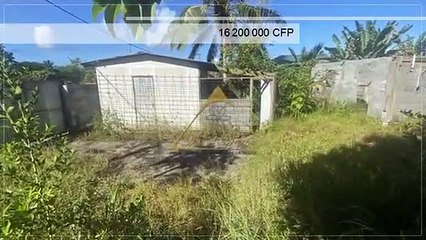 À Faaone, terrain à acheter  avec TIARE IMMO