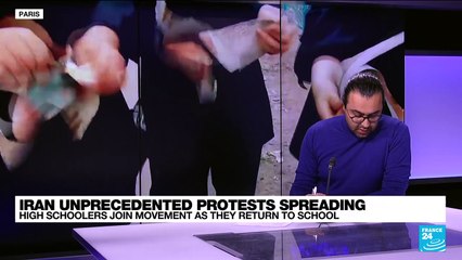 Iran unprecedented protests spreading as high schoolers join movement