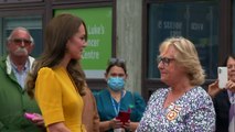 Kate arrives at Surrey hospital to visit maternity unit
