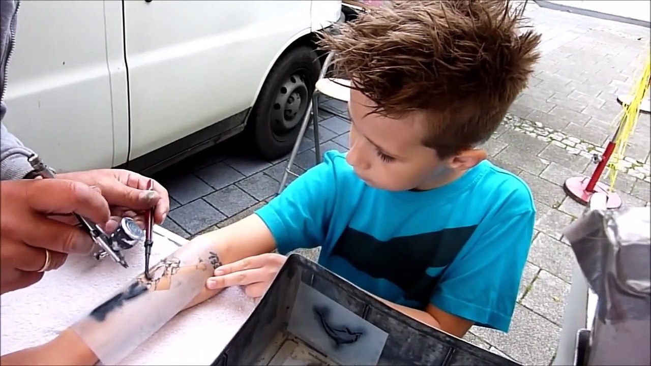 AIRBRUSH TATTOO Michael Jackson