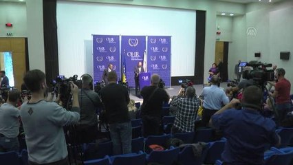 SARAYBOSNA - Bosna Hersek Yüksek Temsilcisi Schmidt: "AB yolunu açtığıma inanıyorum"