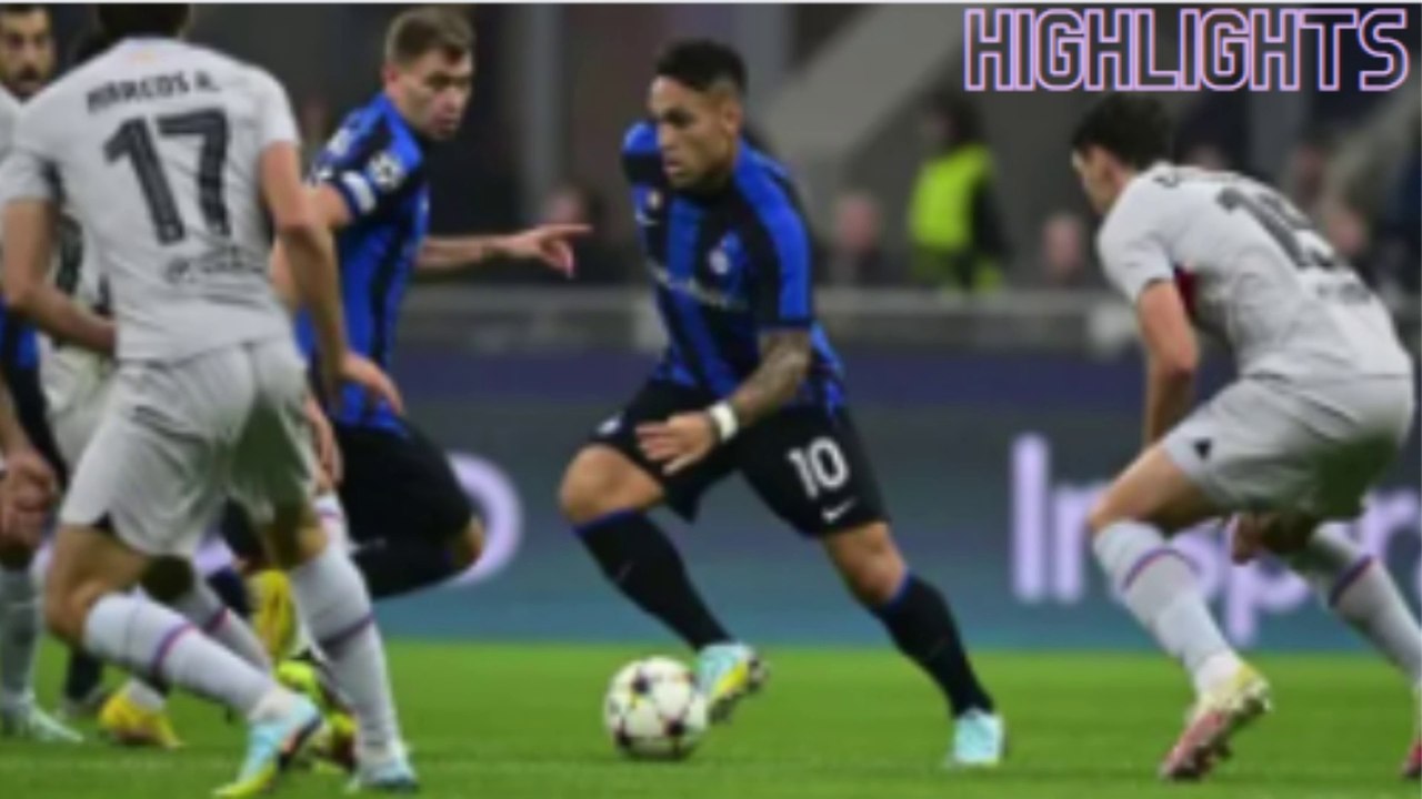 Inter 1 - 0 Barcelona | Highlights | UEFA Champions League | 5th October 2022