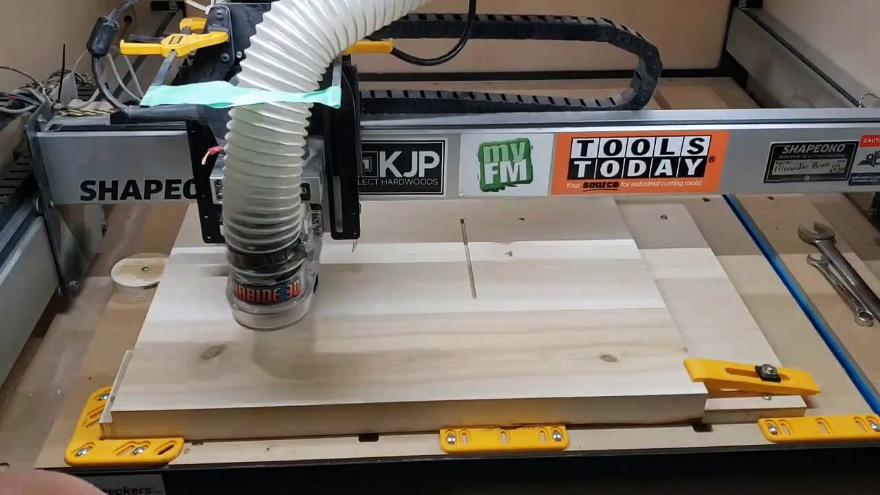 Making A Custom Cedar Sign On The Shapeoko 3 XXL #cnc #woodworking