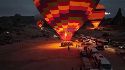 9 ayda 508 bin kişi Kapadokya'yı gökyüzünden izledi