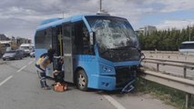 Son dakika haberleri | Minibüsün panelvana çarptığı kazada 2 kişi yaralandı