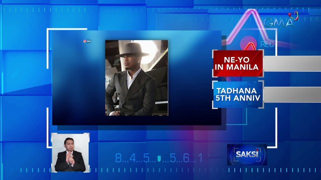 Ne-yo, magbabalik-Pilipinas sa susunod na taon | Saksi