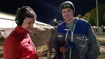Sommet de l'élevage 2022: Laurène Douix du GAEC la clef des champs à Blesle en Haute-Loire