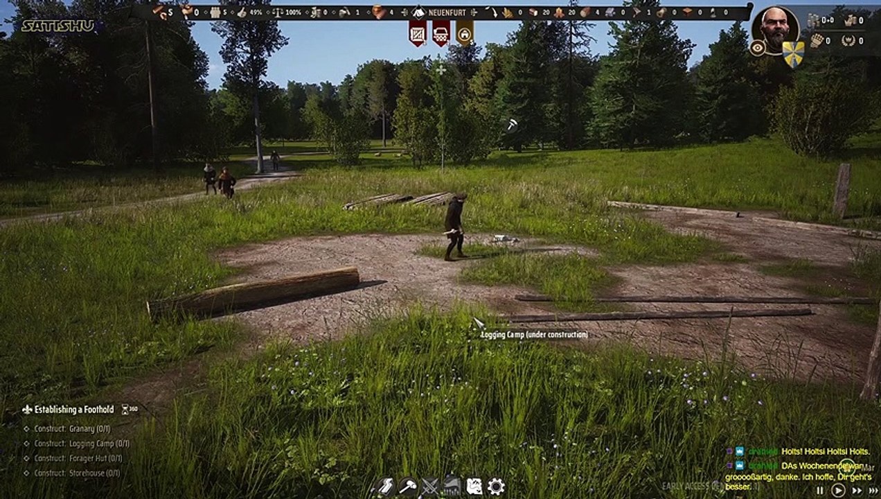 Der Aufbau beginnt. (Part 2) | Manor Lords  |  Episode 1