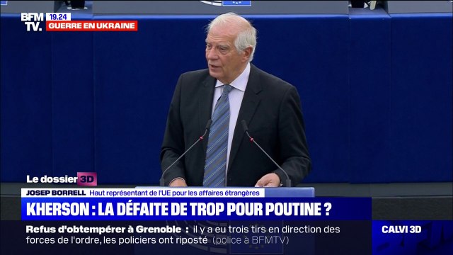 Josep Borrell: La Russie doit payer pour la reconstruction de l'Ukraine