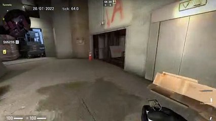 How to Smoke T Ramp on Vertigo, option 7 - CSGO