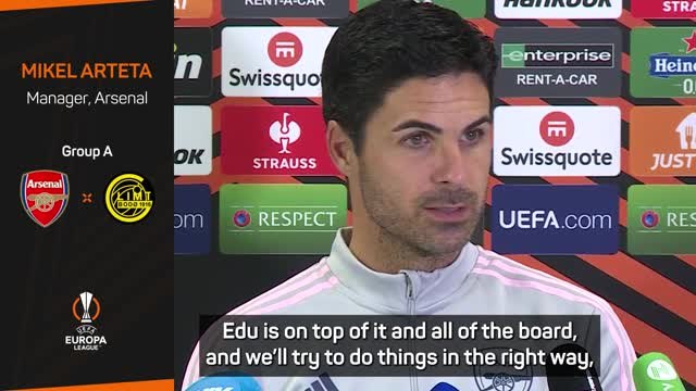 Arteta hints Saka, Saliba, Martinelli deals are in the works