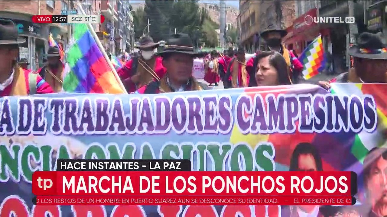 “Está en manos de Arce”, dicen Ponchos Rojos y advierten con masificar protestas si no se atienden sus demandas