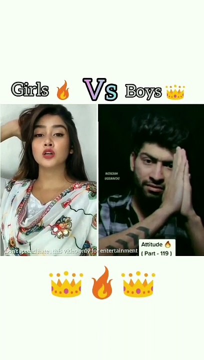 Girls vs boys-- _ Boys vs girls -- _ Girls attitude _ Boys attitude _