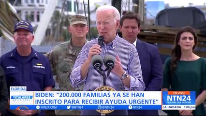 “Va a tomar meses e incluso años para que todo se arregle”: Biden durante su visita a Florida