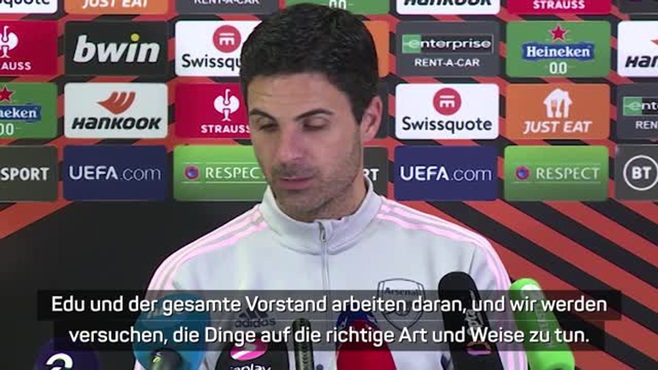 Arteta: 'Müssen für die Zukunft planen'