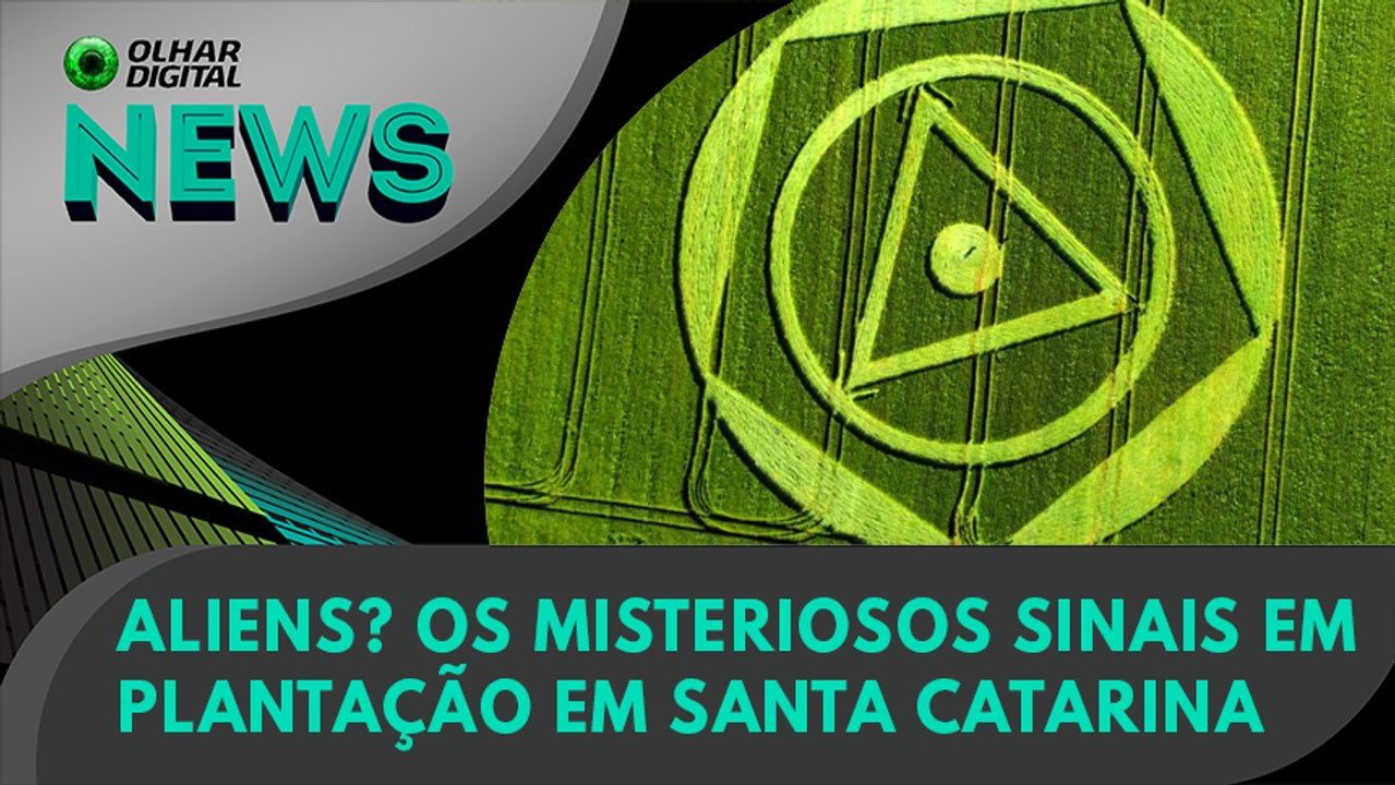 Ao Vivo | Aliens? Os misteriosos sinais em plantação em Santa Catarina | 04/10/2022 | #OlharDigital