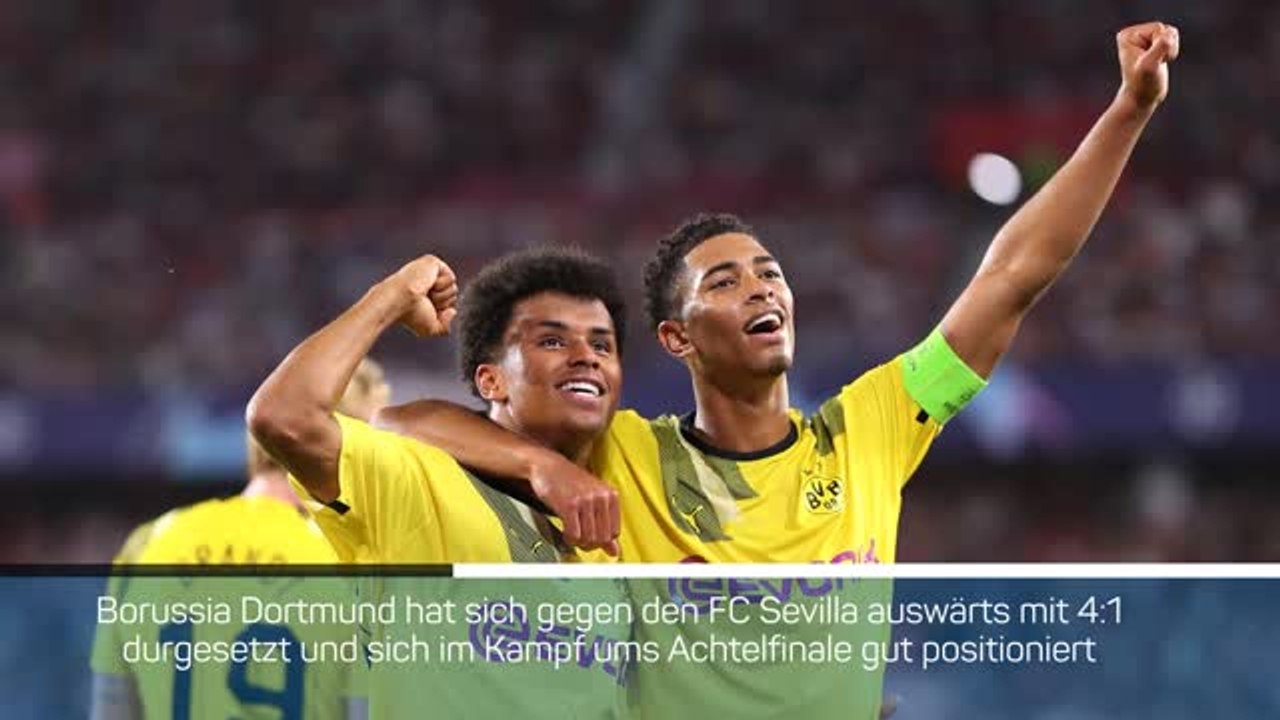 Fakten-Report: Dortmund gewinnt 4:1 in Sevilla