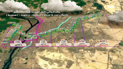 بدء التشغيل التجريبي للجمهور للمرحلة الـ 3 أ الخط الثالث لمترو الأنفاق