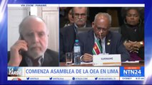 “El saboteo a la OEA ha sido por aquellos que no quieren ajustarse a las reglas”: exembajador del organismo