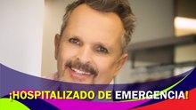 Hospitalizaron de emergencia a Miguel Bosé