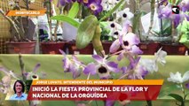 Inició la fiesta provincial de la flor y nacional de la orquídea