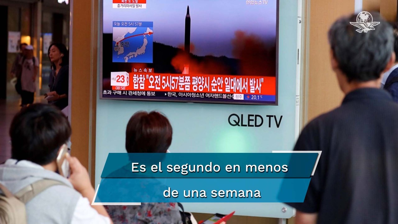 Corea del Norte lanza nuevo misil balístico hacia el mar del Este