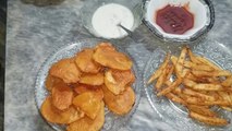 French Fries Recipe By Maha Ashfaq || آلو کی چپس || KFC And McDonald's Style || Maha Ka Kitchen