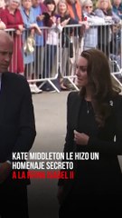 Pocos lo notaron: el homenaje que Kate Middleton le hizo a la Reina Isabel durante su funeral
