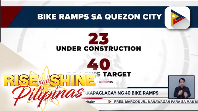 QC LGU, naglagay ng bike ramps sa ilang footbridge sa lungsod