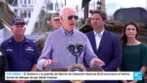 Presidente de EE. UU. visitó las zonas devastadas por el huracán Ian en Florida