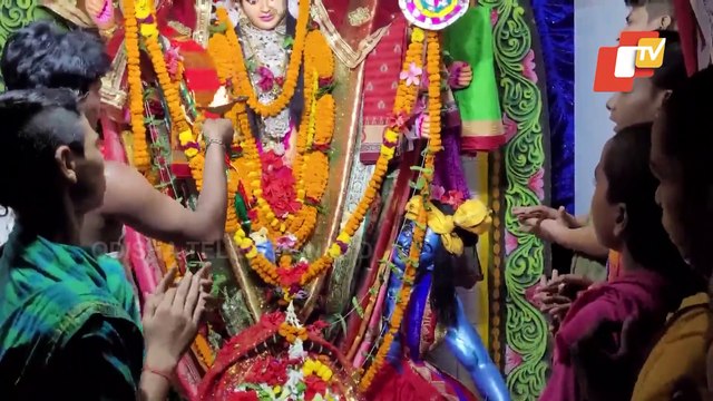 Special Story | Goddess Durga worshipped at Salepur’s Veda Vidyalaya never immersed