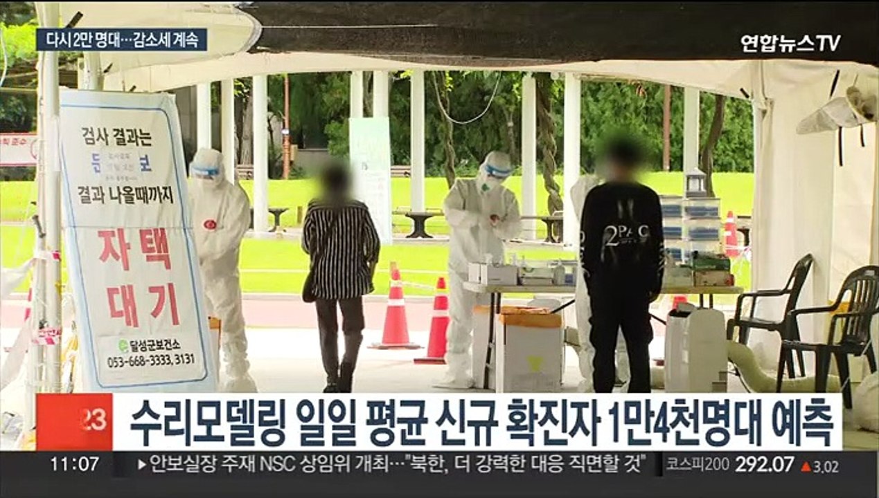 하루 만에 확진 2만 명대로…재감염·변종 예의 주시