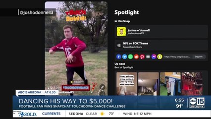 Dancing his way to $5K